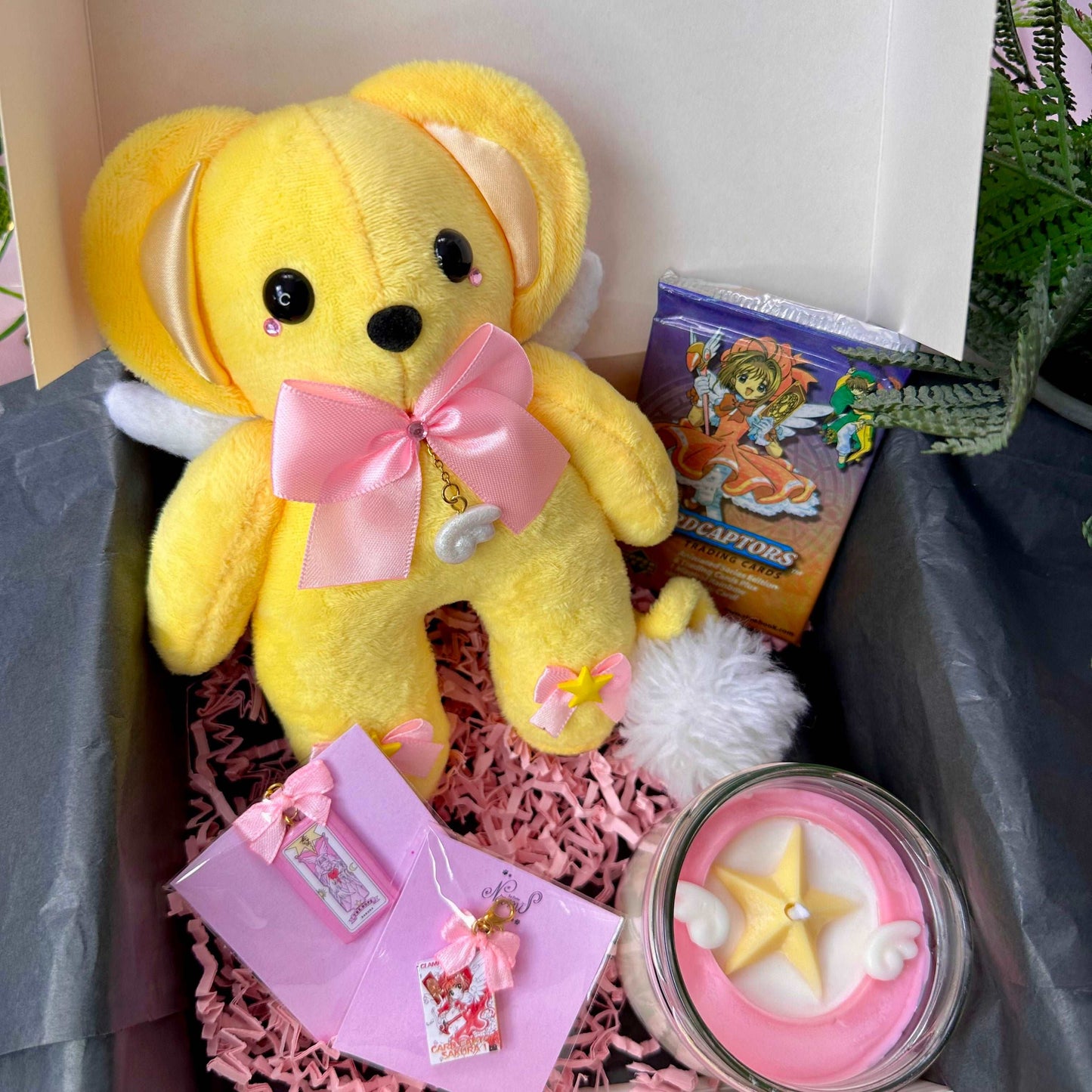 Box cadeau pour otaku Sakura Cardcaptor avec peluche, bougie, porte-clés et booster de cartes