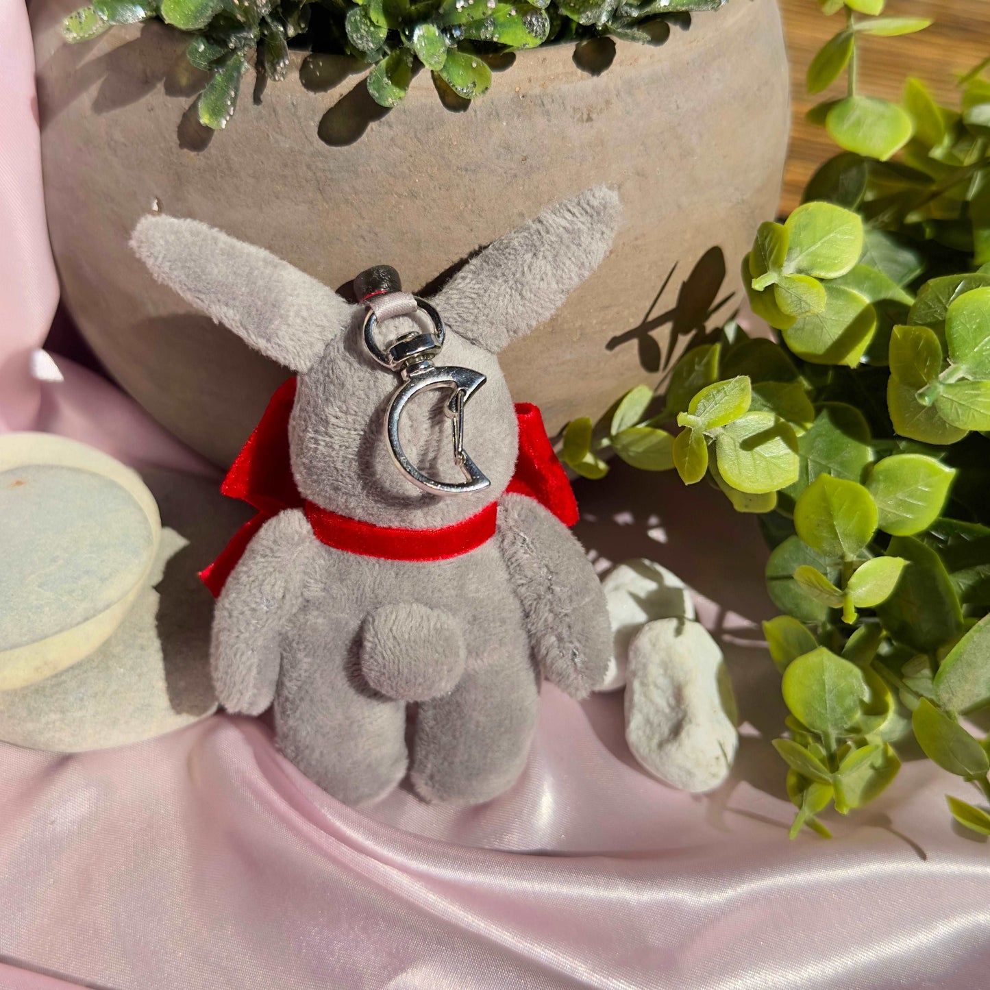 Porte-clé peluche Vampire Knight lapin gris