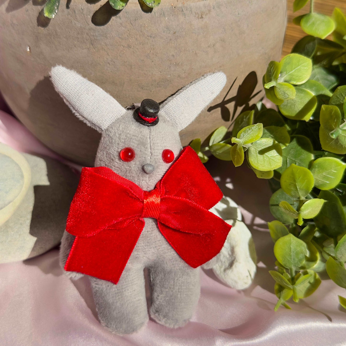 Porte-clé peluche Vampire Knight lapin gris