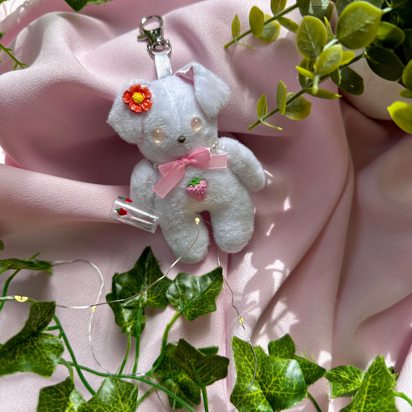 Porte-clé peluche inspiré de Nana Komatsu en chien