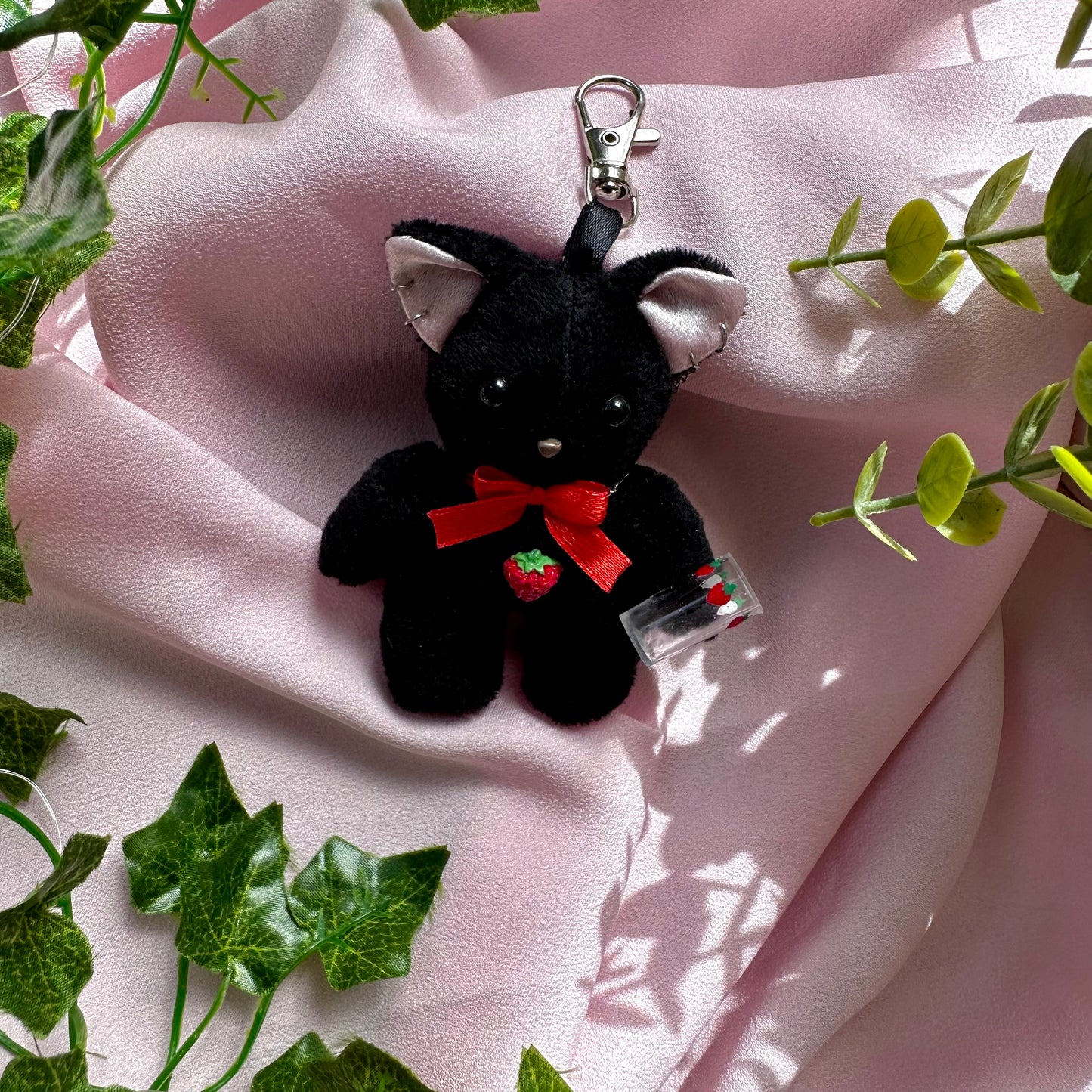 Porte-clé peluche inspiré de Nana Osaki en chat